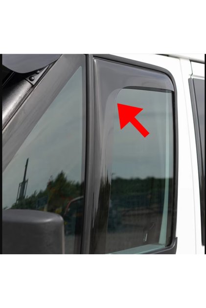 Ford Transit Uyumlu 2002-2012 Geçmeli Abs Cam Rüzgarlığı 2 Parça