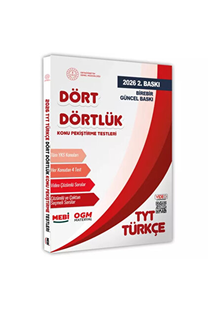 İnformal Yayınları 2026 YKS-TYT MEBİ-OGM Dört Dörtlük Pekiştirme