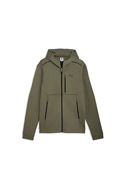 Puma Pumatech Full-Zip Hoodie Dk Erkek Günlük Ceket 63441581 Yeşil