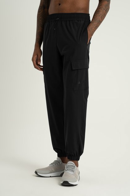 Verona Outdoor Zb Men's Flap Pocket and Elastic Cuff Pants Black