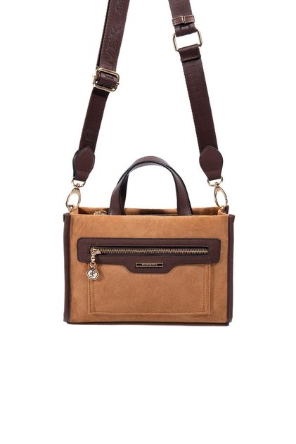 Taba - Brown Suede Women's Handbag Sp1271