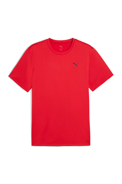 Puma Tad Essentials Solid Cat Erkek Kırmızı Antrenman T-Shirt