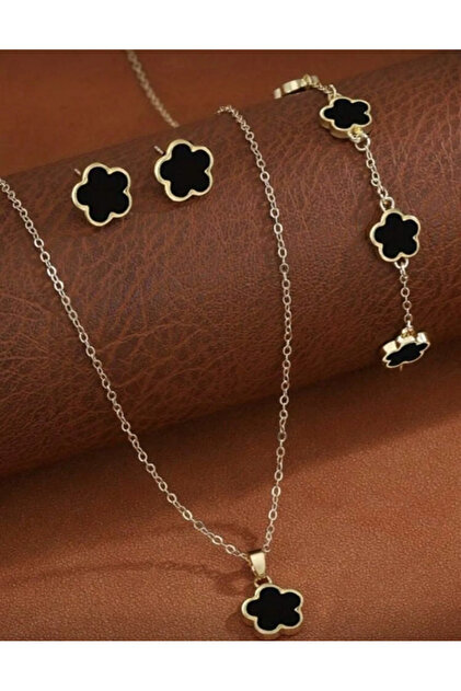 Passionis Jewelry Van Clef Model Kolye Bileklik Küpe Çok Zarif Bir