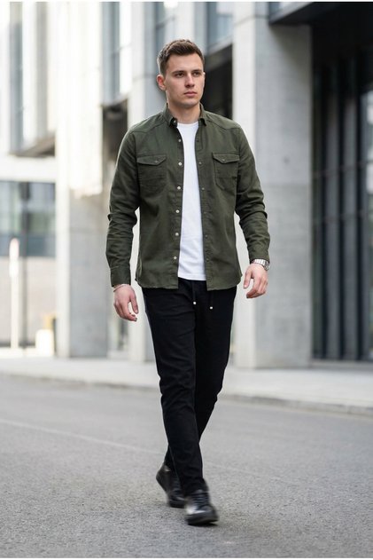 Muška Slim fit tanka kroj traper košulja