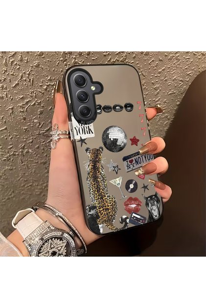 Samsung Galaxy A17-A26 Compatible Dirt-Repellent Disco Ball Themed Printed Pattern Phone Case Mk01A