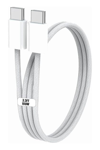 USB C to USB C Type C Cable,Charging Cable,Fast Charging Type C Nylon Braided Cord Compatible with i