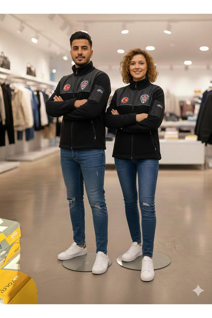 EKONOMİK SERİ UNİSEX SOFTSHELLİ ÖZEL GÜVENLİK POLAR(BASKILI )