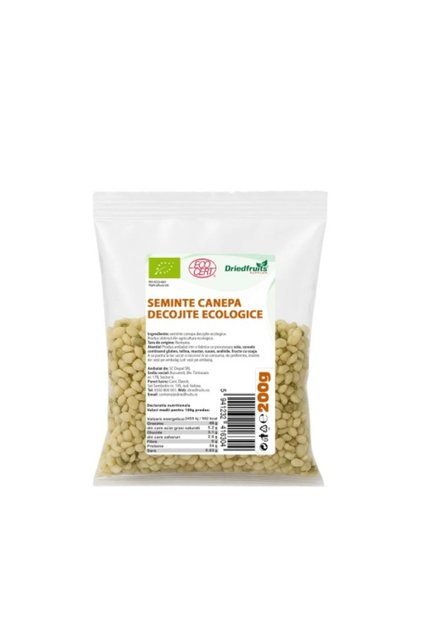 Seminte de canepa decojite BIO - 200 g