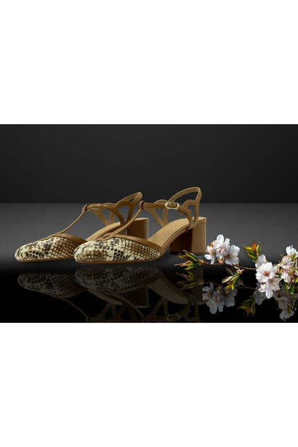 LUXURY COLLECTION 'Serpenta' T-Strap Heels