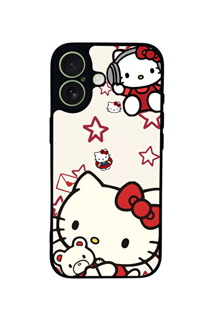 BGAKSESUAR iPhone 17 Uyumlu HelloKitty Tasarımlı Glossy Premium