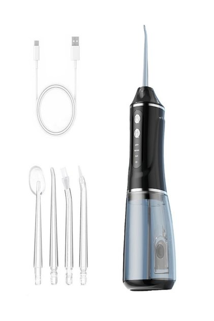 Irigator Dentar Fără Fir, 3 Moduri de Curățare, Rezervor 380 ml, Reîncărcabil