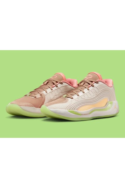 Jordan Luka 4 'Light Orewood and Tangerine' Unisex Basketbol Ayakkabısı Mat sportswear