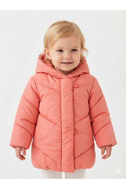 Kız Çocuk Mont 6-18 Ay 22534
