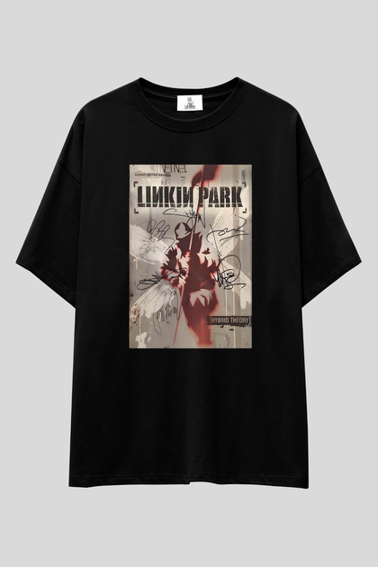 Presmono Unisex Siyah Hybrid Theory Linkin Park T-shirt 97511tt