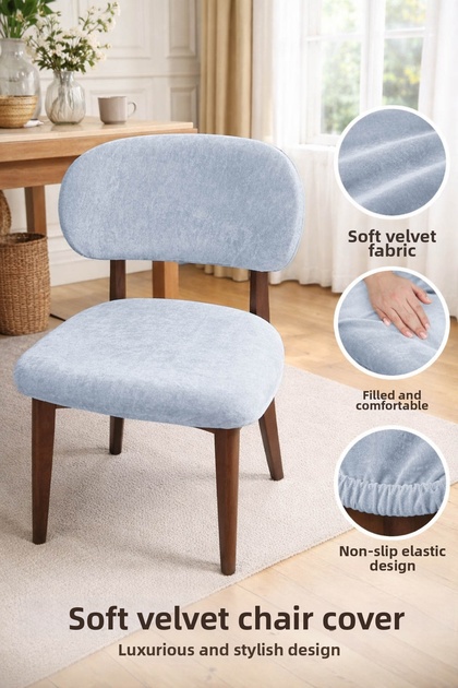 Bohemian Velvet Chair Cover New Model Chair Cover