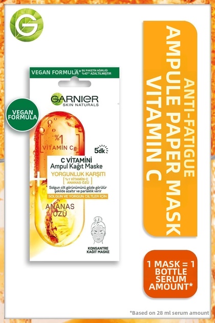 Vitamin C Ampoule Paper Mask