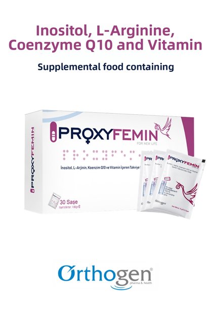 Proxyfemin 30 Sachets | Inositol, L-Arginine, Coenzyme Q10 and Vitamin-Enriched Supplement