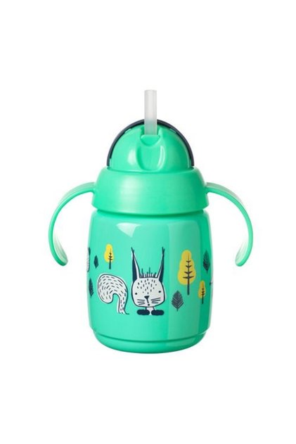 Tt-Drinking Cup with Straw-Green