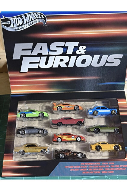 HOT WHEELS Fast and Furious 10'Lu Set 2025 Oyuncak Arabalar
