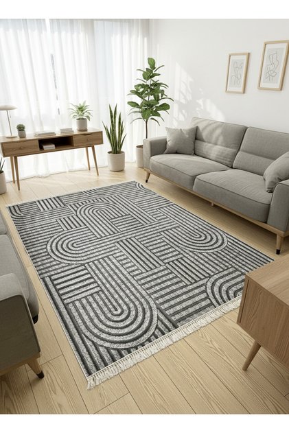 Yıkanabilir Kaymaz Taban Salon ve Oturma odası Halısı 4m² Dört Metrekare ve 6m² Altı Metrekare Ölçü