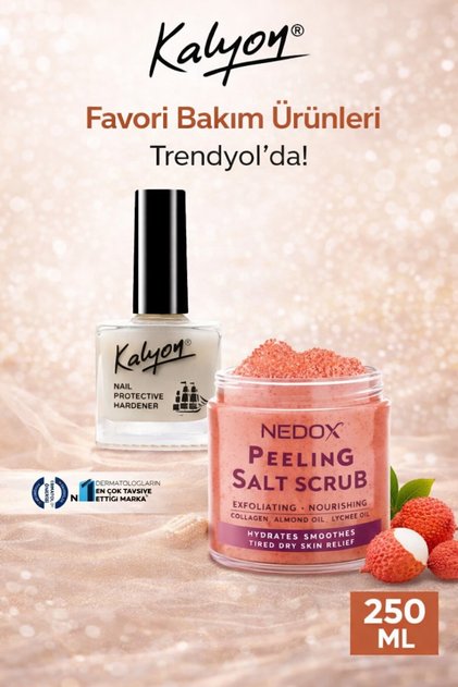 Tırnak Güçlendirici+Nedox Liçi El & Vücut Peelingi 250 ml