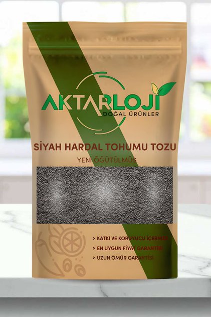 100 Gr Siyah Hardal Tohumu Tozu / Yeni Öğütülmüş - Katkısız & Doğal