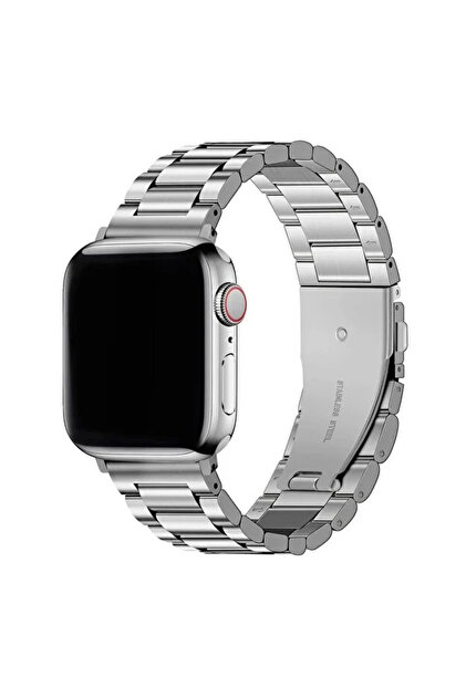 Apple Watch 12-11-10 46mm 49/45/44 MM Uyumlu 9/8/7/6/5/4/3/se/ultra/hk/pro Kordon Paslanmaz Çelik
