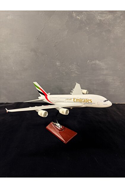 AYDINARTSHOP Emirates Airbus A380 Uçak Maketi – 1:200 Ölçek 36 cm