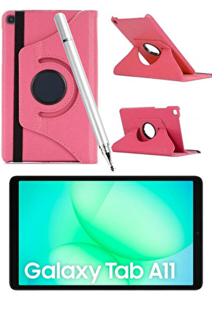 Samsung Galaxy Tab A11 Plus 6gb 128gb 11 inç Kulaklık + Pembe