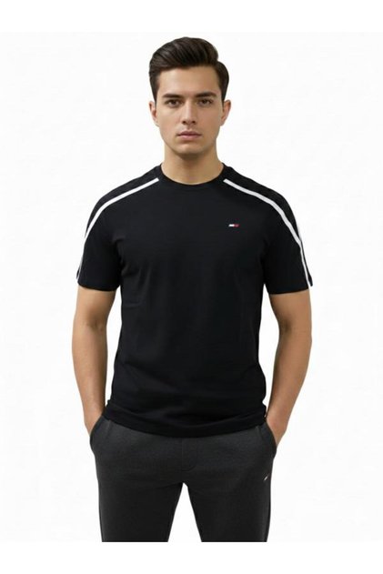 T-Shirt Trim Mw0Mw27573 Tmavomodrá Regular Fit