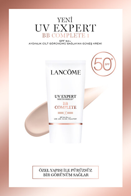LANCOME UV エクスペールBBn COMPLETE 50ml Lancome UV Expert BB Complete Spf 50 Güneş Koruyucu Krem 50 ml