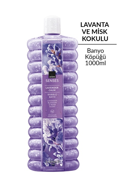 Senses Lavender Calm Lavanta Kokulu Banyo Köpüğü 1 Lt.