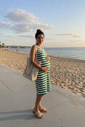 sachin and babi light blue dress white baptismal newborn baby outfit postpartum