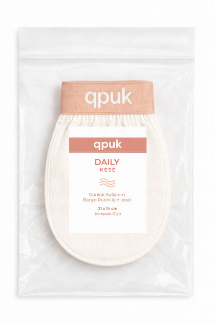 Daily Scrub – K Compact Glove Size Bath Scrub Shower Exfoliating Glove for Normal Skin Women - Men
