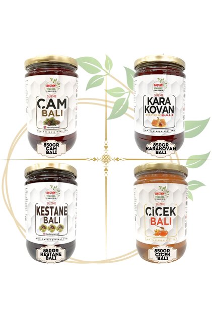 850GRAM KESTANE BALI, 850GRAM ÇAM BALI, 850GRAM KARAKOVAN BALI VE 850GRAM ÇİÇEK BALI