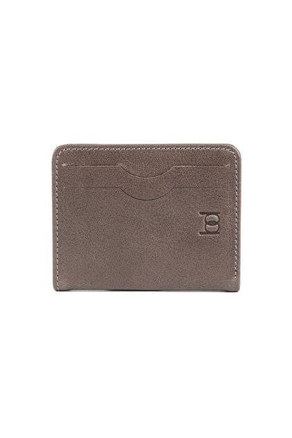 Coewl Leather Magnetic Card Holder Dark Mink