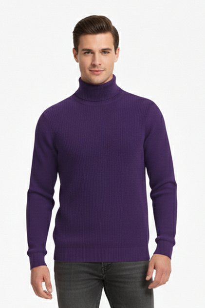 Pulover clasic pentru bărbați cu model
