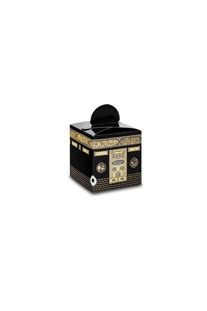 50 Adet Kabe Desenli Altın Yaldızlı Hurma ve Mevlüt Şekeri Kutusu (EBAT 5,5*5,5 CM)