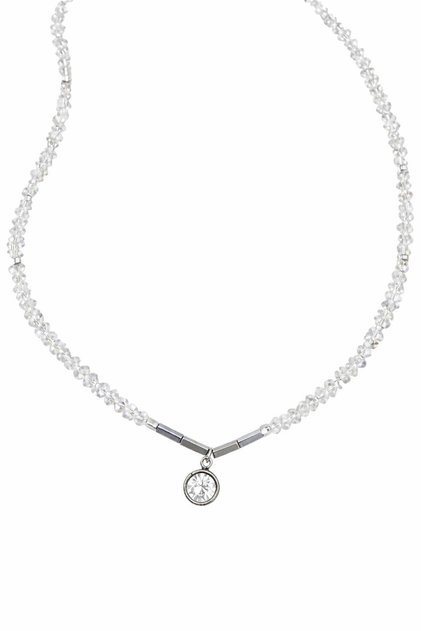 Loop Layer Kendi Kombinini DIY Series Crystal & Hematite Necklace