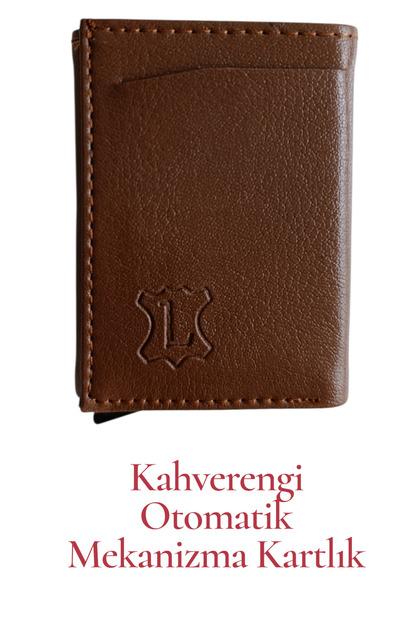 Yiwushi Automatic Mechanism Card Holder Unisex 9 Card Compartment Pu Leather High Quality