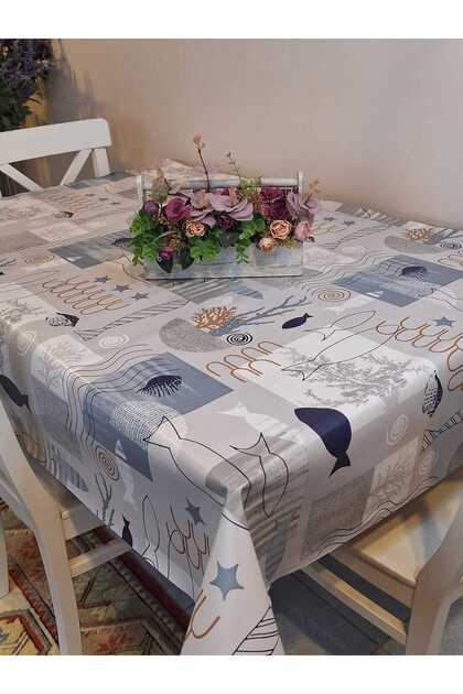 Fiber-Reinforced PVC Tablecloth – Modern, Durable, Easy to Clean, and Stylish Appearance
