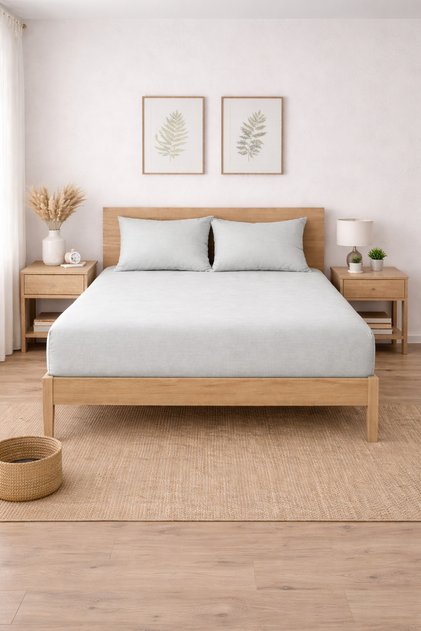 Double Colorist Bed Sheet - Ni̇l