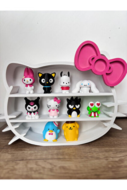 Nova Hello Kitty Tasarımlı Dekoratif Figür Rafı - Fiyatı, Yorumları