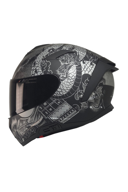 yasu　moss king MTS X-340 FULL FACE GÜNEŞ VİZÖRLÜ KASK (GOLDY GREY) - Fiyatı