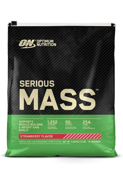 (ON) Serious Mass High Protein Weight Gainer, Mass Gainer Powder, Supports Muscle
