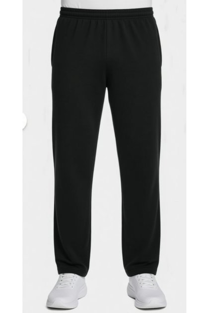 Men's Sports Sweatpants Interlock Fabric Straight Cut Tubular Leg Breathable Training Casual No Knee-Cuffing