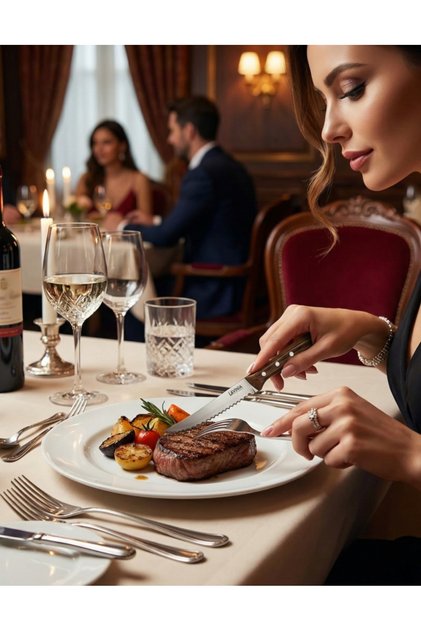 سكين شرائح اللحم - سكين فيليه - سكين لحوم وسمك ودجاج