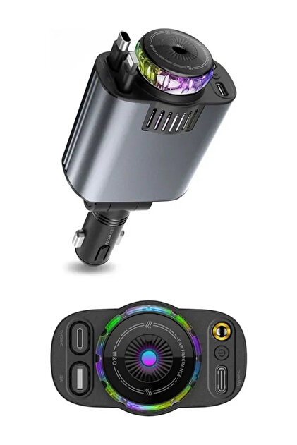 Carmate illumina USB加湿器 EM557 KAZEMTECH 45W Işıklı ve Koku Atma Özellikli Araç Şarj Cihazı Tavan