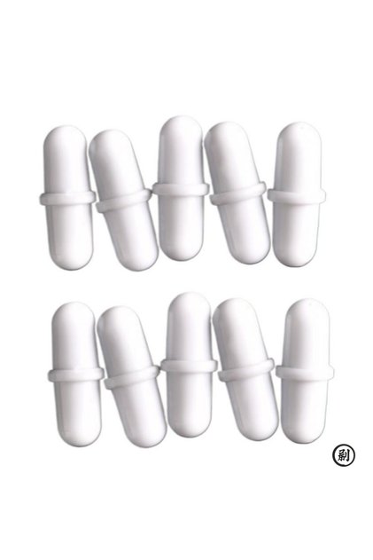 6X20mm 10 PCS 10 Piece Set of Automatic Stirring Cup Magnetized Circular Capsule Portable Cup Rotati