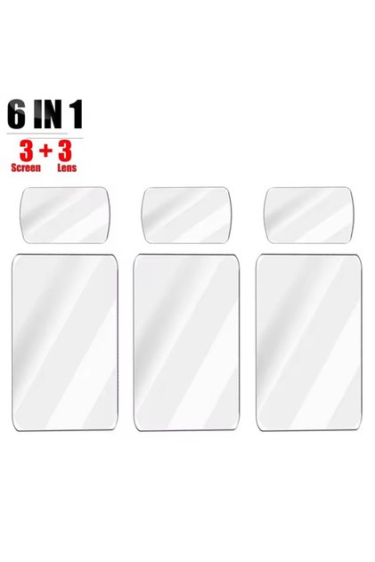 3Sets Tempered Glass Flim for DJI OSMO Pocket 3 Screen Protector Anti-Scratch Lens Film Protective C